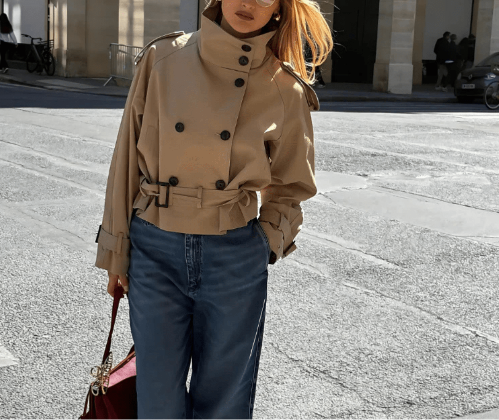 Krótki trencz Patrycja