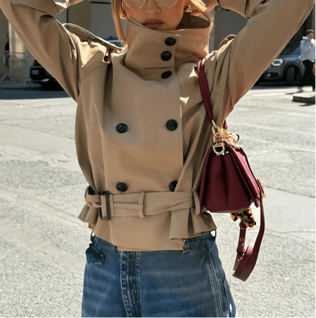 Krótki trencz Patrycja