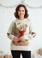 Helena™ – Przytulny Świąteczny Sweter z Miękką, Gęstą Dzianiną