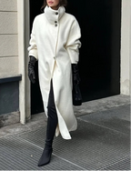 Juliana długi płaszcz ze stójką