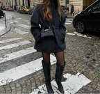 Krótki płaszcz z kołnierzem stojącym Ania