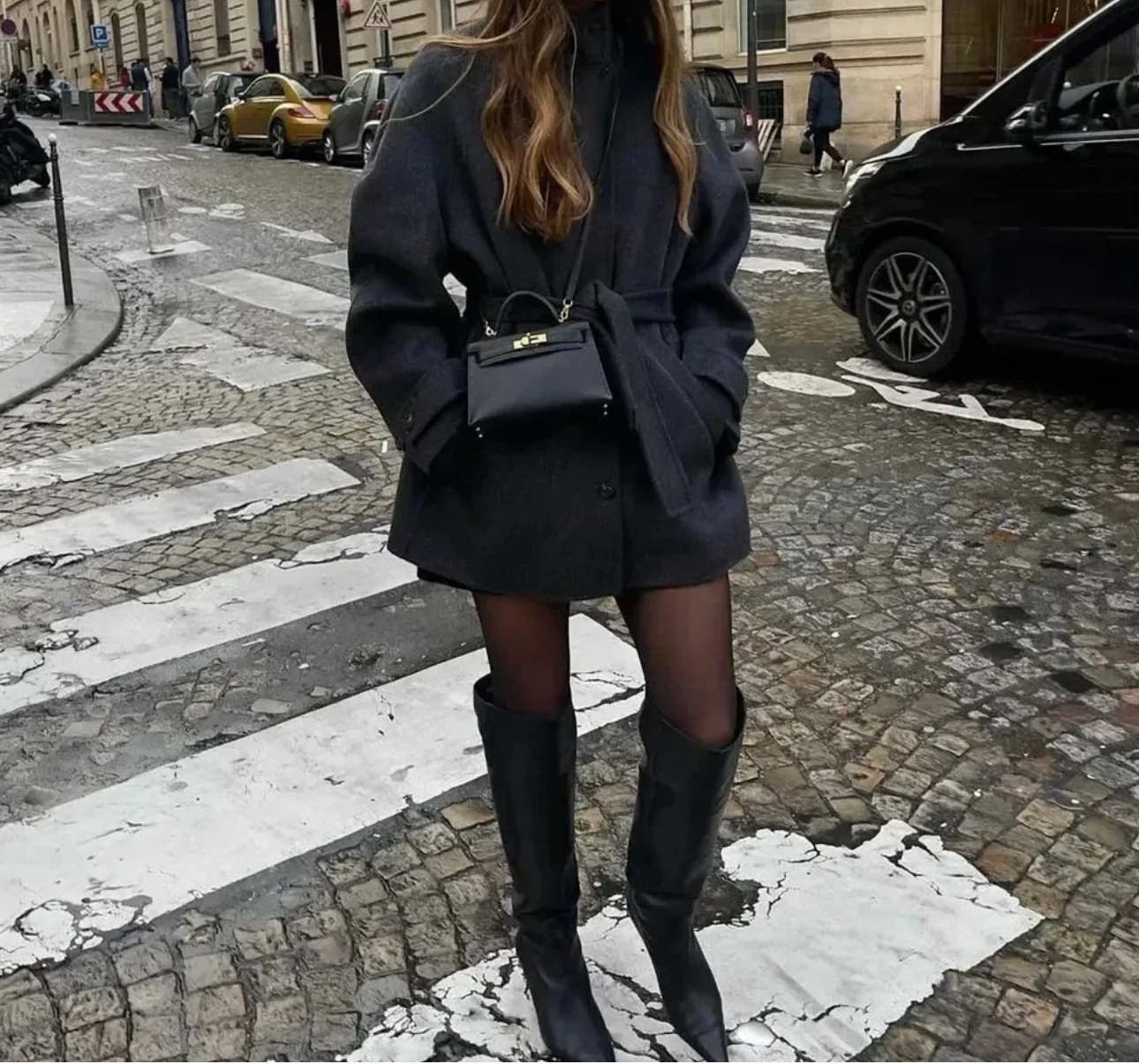 Krótki płaszcz z kołnierzem stojącym Ania