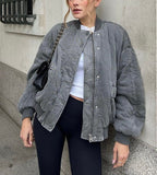 Pikowana kurtka bomberka Sophie