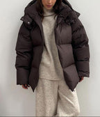 Kurtka puchowa Laura z odpinanym kapturem