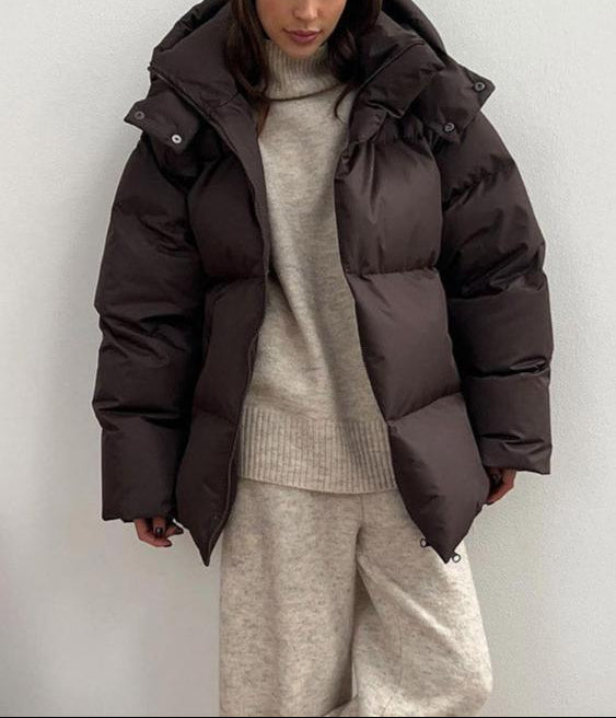 Kurtka puchowa Laura z odpinanym kapturem