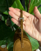 Dorianna zamszowa mini torebka na ramię