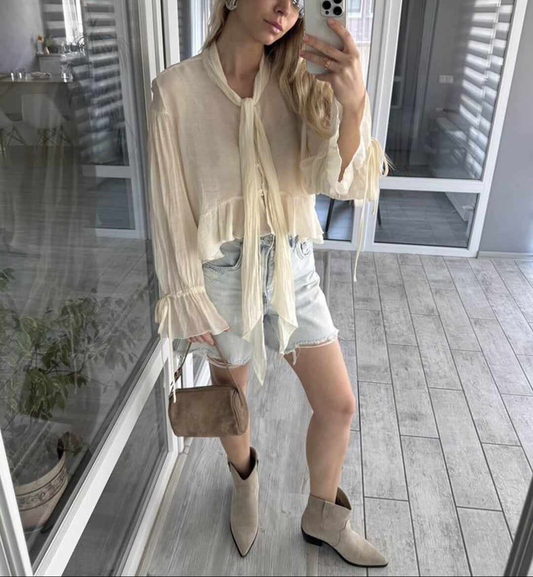 Dorianna zamszowa mini torebka na ramię