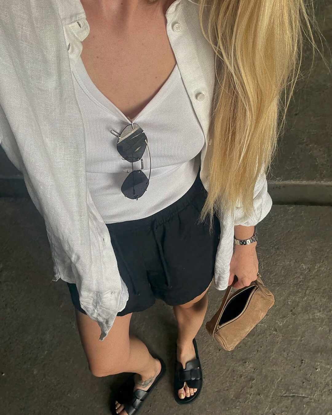 Dorianna zamszowa mini torebka na ramię