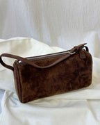 Dorianna zamszowa mini torebka na ramię