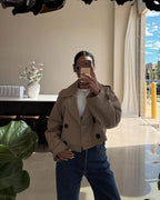 Krótki trencz Małgosia