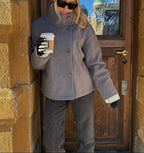 Elegancka kurtka ze stójką