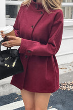 Płaszcz swetrowy z paskiem Joanna