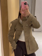 Płaszcz Trenczowy Slim Fit Martyna