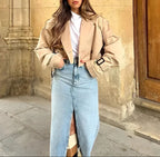 Blair Cropped Trenchcoat