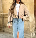 Blair Cropped Trenchcoat