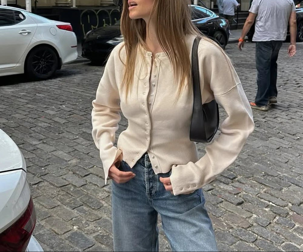 Dzianinowa kurtka Afrodyta