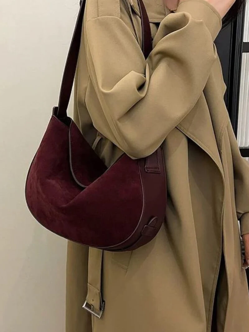 Torebka Lily ze sztucznego zamszu