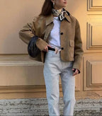 Kurtka ze sztucznego zamszu Marissa