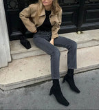 Kurtka ze sztucznego zamszu Marissa