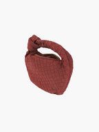 Maja - Mini tkana torebka z zamszu