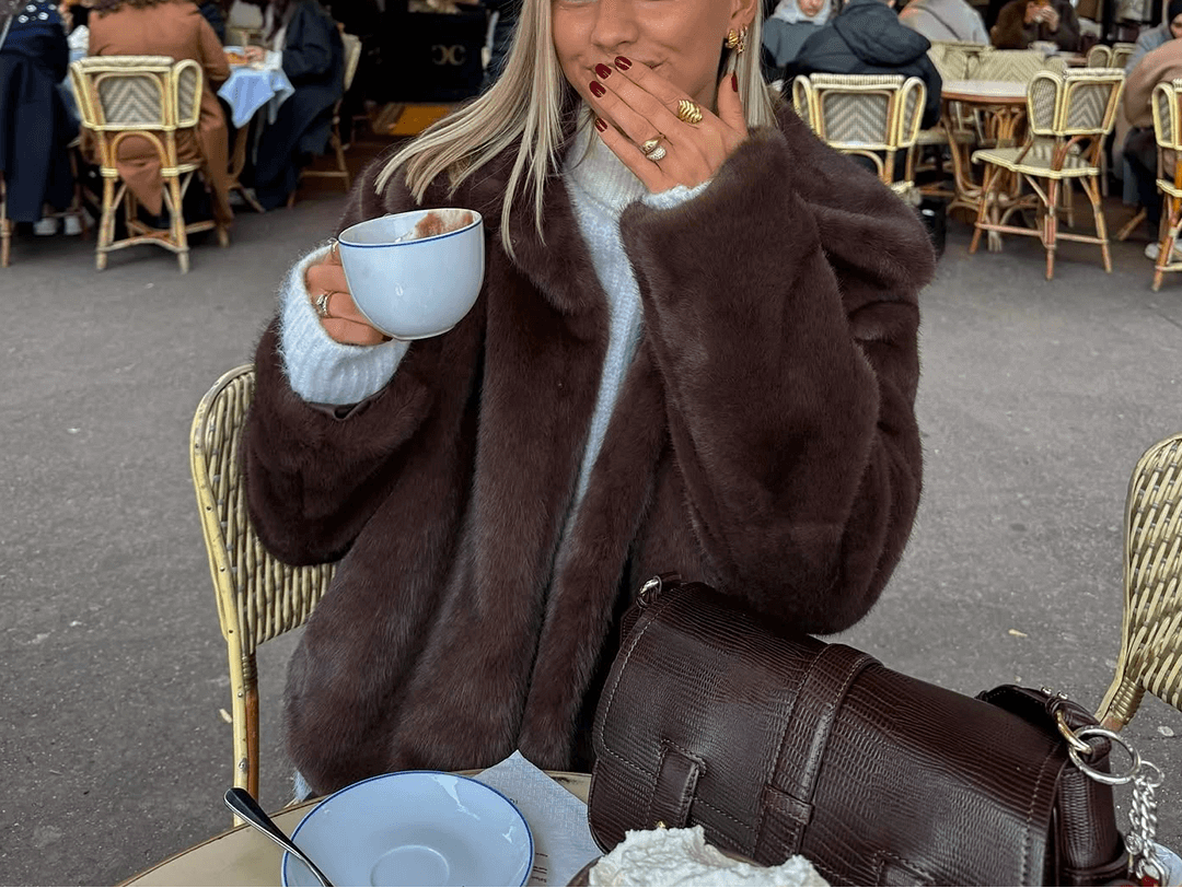 Kurtka z imitacji futra Alexandra