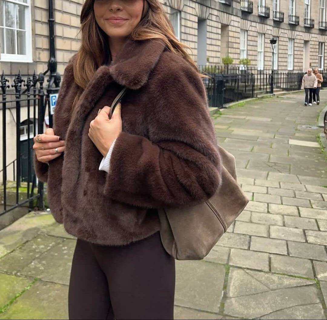 Kurtka z imitacji futra Alexandra