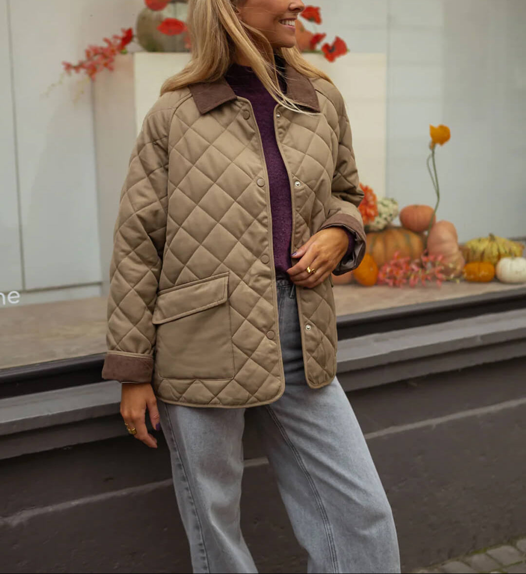 Pikowana kurtka retro Alicja