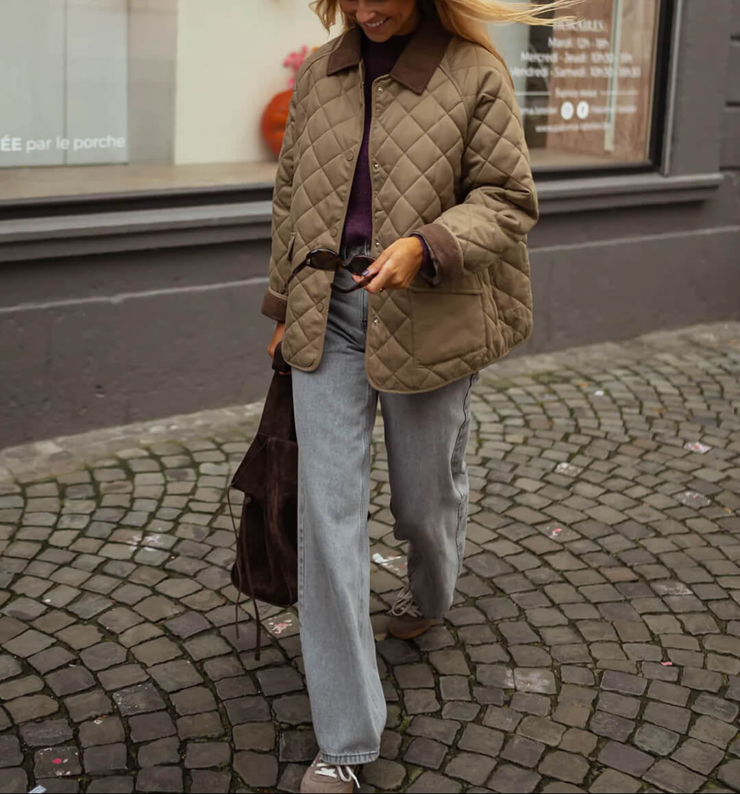 Pikowana kurtka retro Alicja