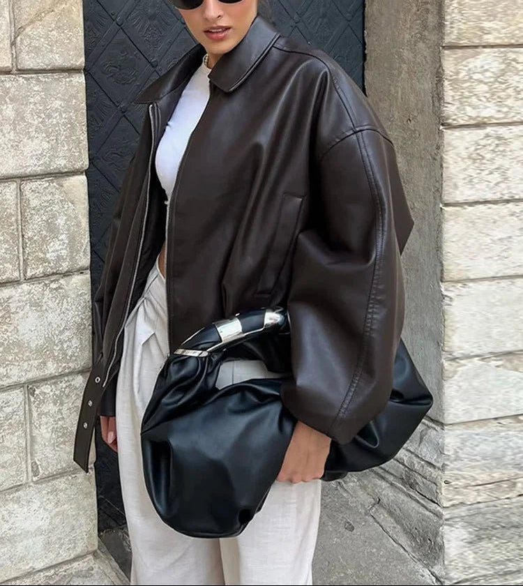 Daria kurtka z wegańskiej skóry