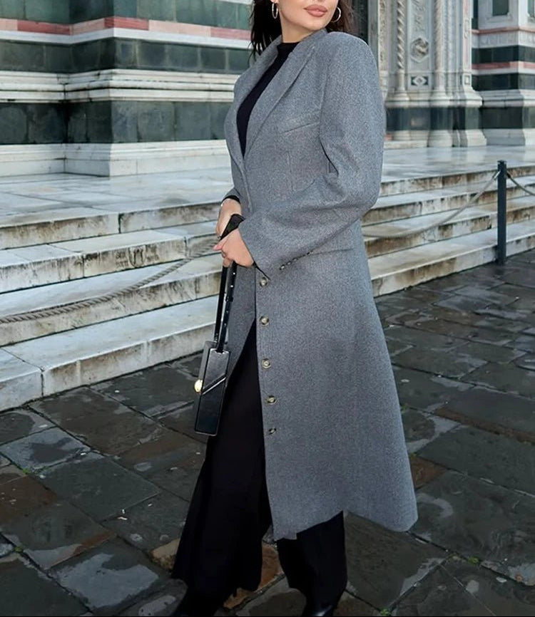 Ines długa kurutka z maszczoną talią