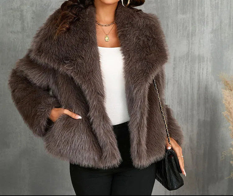 Kurtka z sztucznego futra Amanda