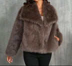 Kurtka z sztucznego futra Amanda