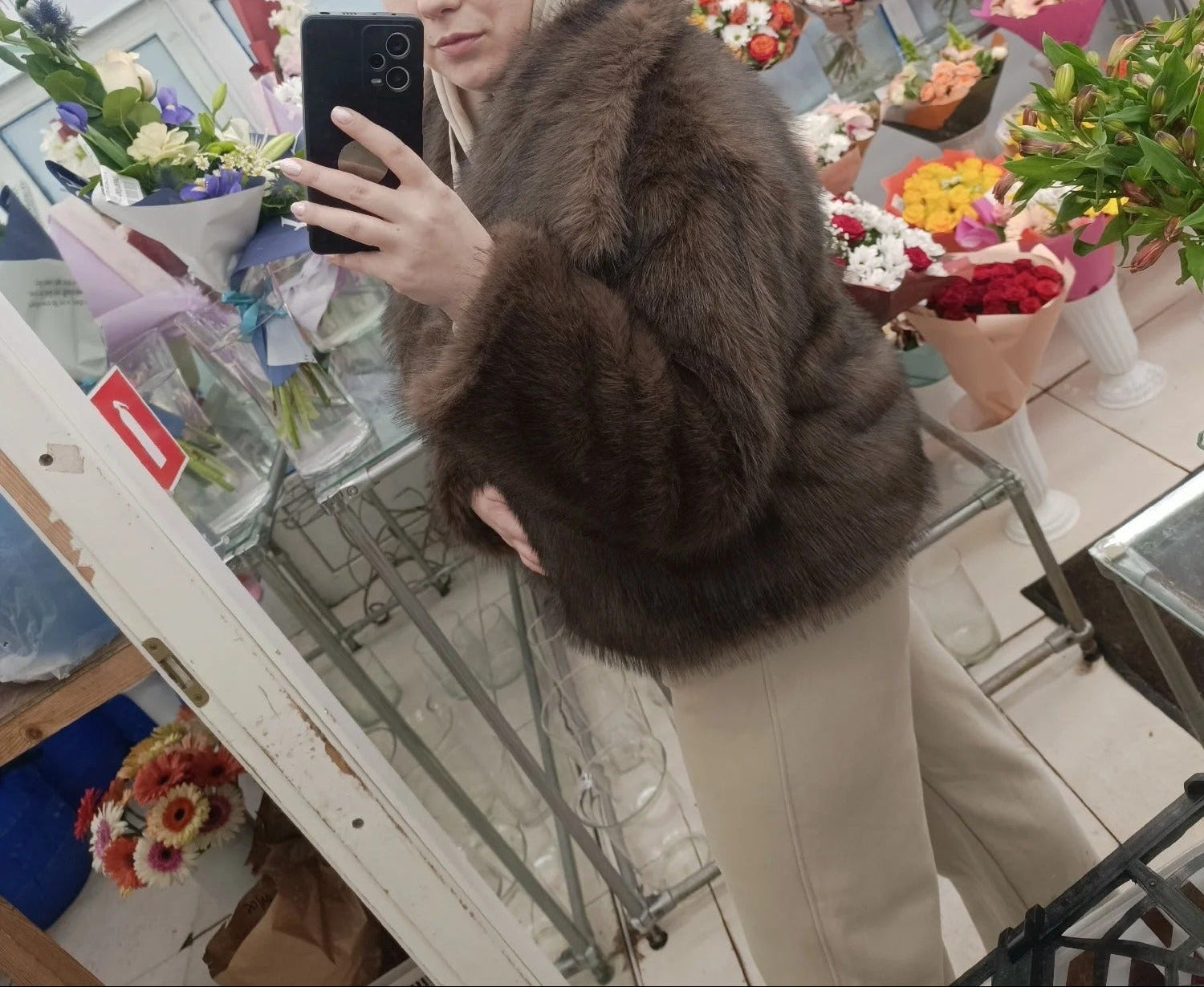 Kurtka z sztucznego futra Amanda