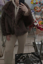 Kurtka z sztucznego futra Amanda